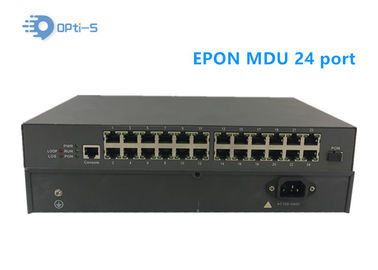 OS-EU24F 24FE Puertos GEPON ONU MDU Ethernet Unidad de red óptica pasiva Fibra única para el chip FTTX Realtek proveedor