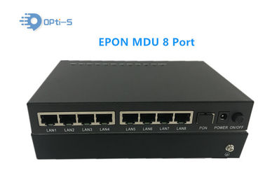 OS-EU08F 100M 8 puertos MDU ONU Soporte WEB Gestión para la red FTTB Solución con chip de realtek proveedor