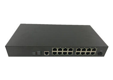 OS-EU16F Modo Único Negro 16 Puertos GEPON MDU ONU, Acceso de Múltiples Hogares EPON ONU para FTTX Chip Realtek proveedor