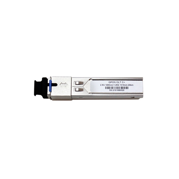 GPON OLT C++ PON Modulo, TX 1490nm 2.488Gbps RX 1310nm 1.244Gbps MAX distancia de 20KM compatible con el hogar de fibra Huawei zte proveedor