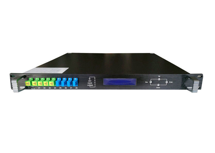 WDM EDFA Amplificador óptico 4 puertos EDFA para conectar OLT Gestión conveniente y rendimiento de alto costo proveedor