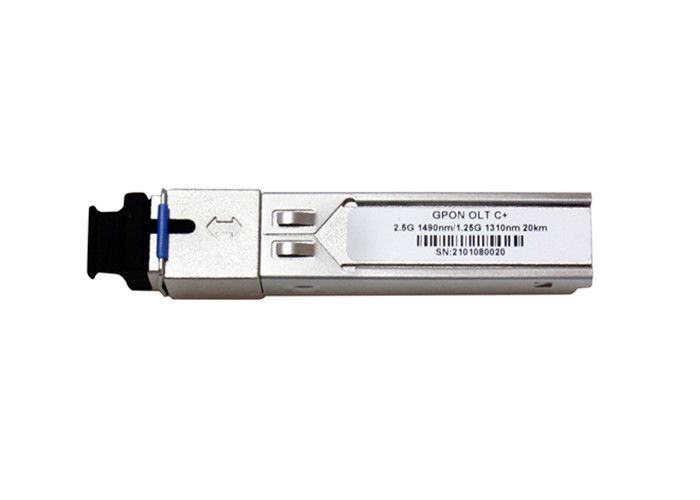 Módulo SFP OLT GPON Clase C+ 20km TX 1490nm 2.488Gbps RX 1310nm 1.244Gbps compatible con Huawei ZTE Fiberhome proveedor